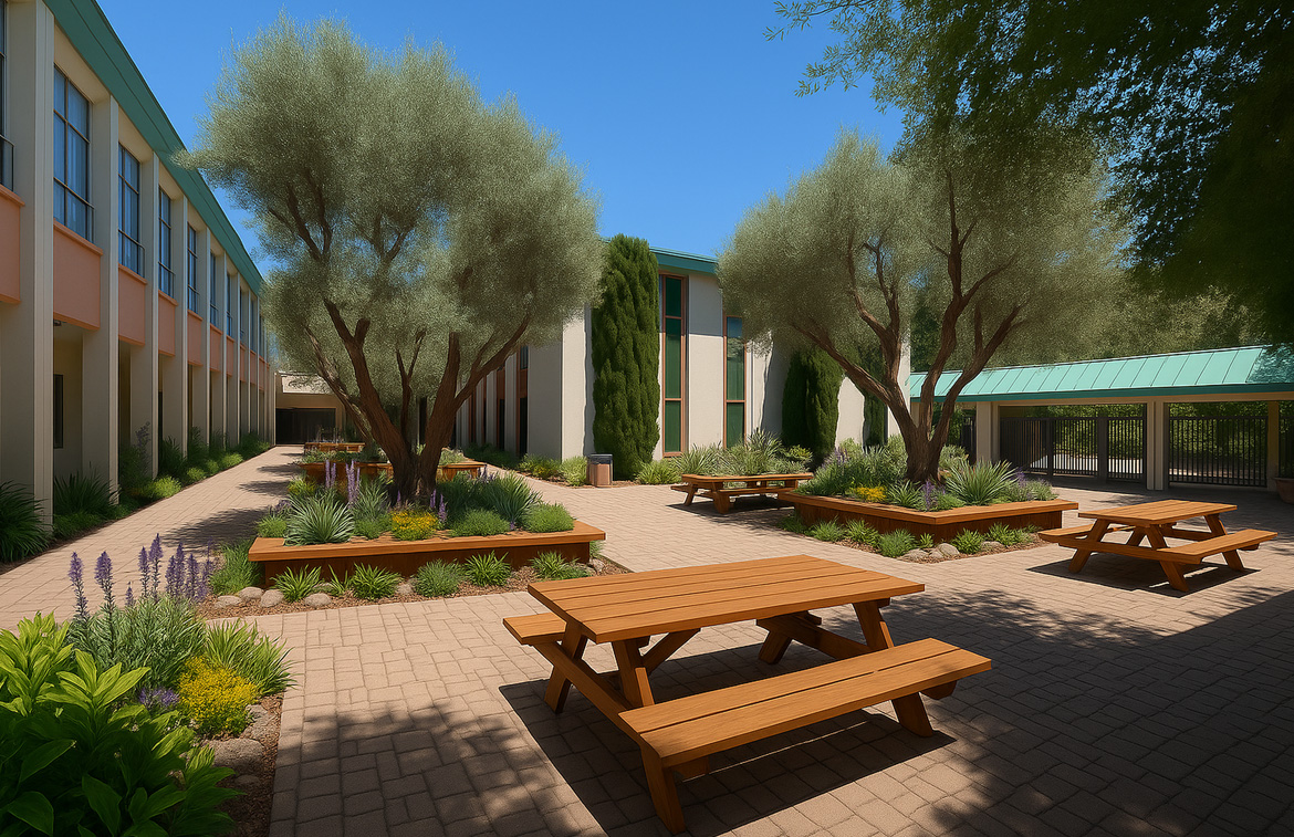 MUSE Global School Courtyard