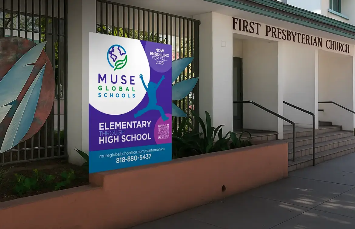 Street Entrance MUSE Global School